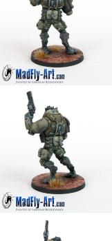 Devil Dog Teams, 2nd Assault Bat. Of The USAMC, Devil Dog by MadFlyArtStudio