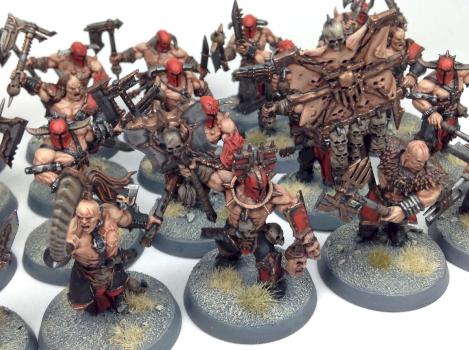 Khorne Bloodbound Bloodreavers by Dante Miniatures
