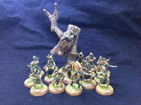 BLOOD BOWL WOOD ELVES ELFES SYLVAINS CONVERTED by tyyler