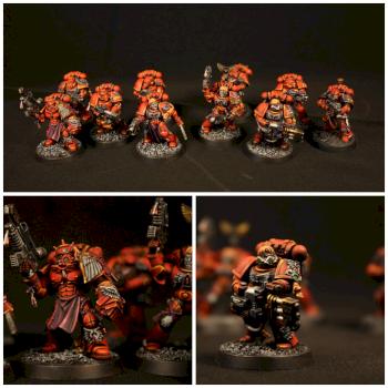 1 tactical squad 5th Blood Angels company by Haron Moro