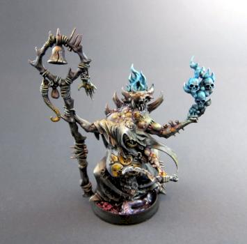 Nurgle Herald / Sorcerer by Plebicidal