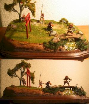 Five Rings Diorama by ShelleyinColorado