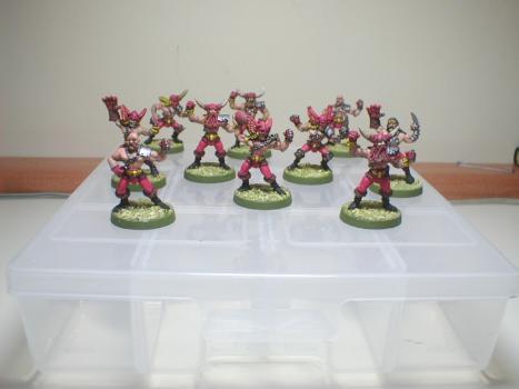Blood Bowl Norse Team by Flavioers