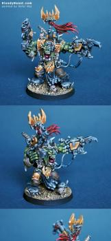 Ork Warboss of BadMoon Klan by BloodyBeast.com