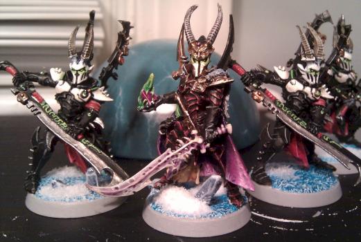Dark Eldar Incubi + Archon by frankencowx