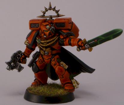 Blood Angels Captain by slickwilly79