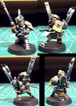 Tau SpecOps Firewarrior Radio/Comm (WIP) by weaponzero