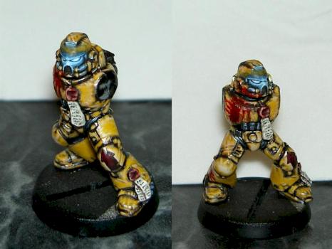 WIP Imperial Fist Space Marine by Askavi