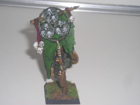 Beastmen Standard Bearer by elusiveintrovert