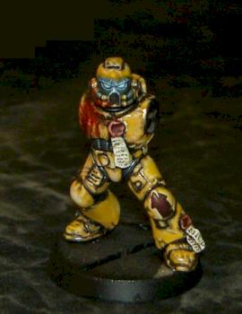 WIP Imperial Fist Space Marine by Askavi