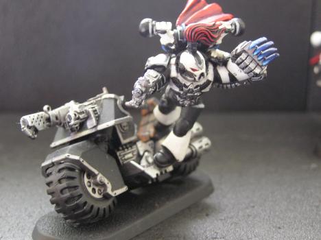 chaos space marine biker by GreatGunz