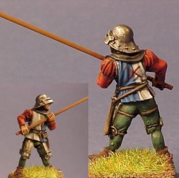 Burgundian Pikeman by Rene le Bon