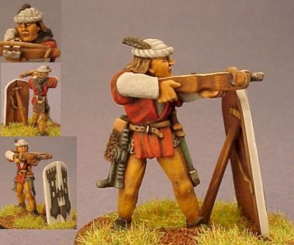Renaissance crossbowman by Rene le Bon