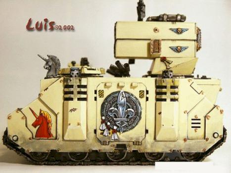 Exorcist tank of the Adepta Sororitas by Luis