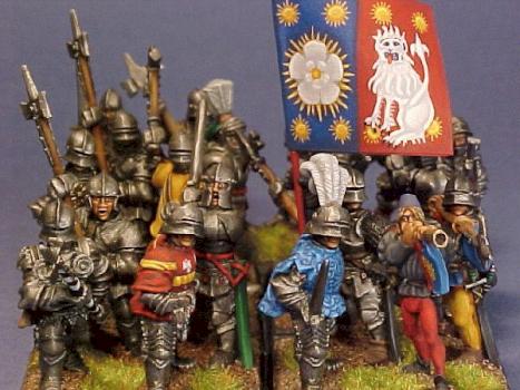 War of the Roses retinue of Edward IV. by Rene le Bon