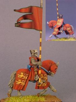 Oriflamme Bearer by Rene le Bon
