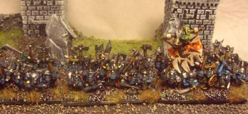 Warmaster - Black Orcs Unit - 10 mm by therry