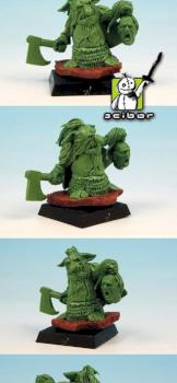 28mm Goblin greenstuff sculpture by Scibor