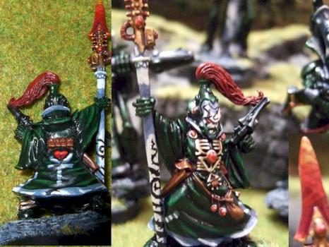 Eldar Biel-Tan Warlock with Wraithgaurd by neontau
