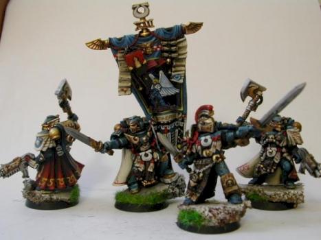 Gardes d'honneurs Ultramarines, Peint par RAFFY10 by Vengeful Star