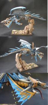 High Elf Dragon Mage on Dragon by farseer oliver