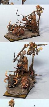 Tuskgor Chariot - Warhammer Beasts of Chaos by Herod