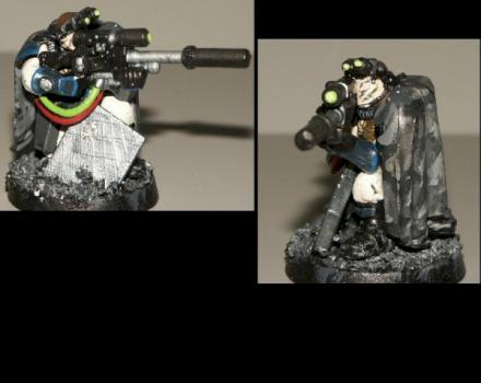 Warhammer 40k Crimson Fists Scout Sniper by LankyOgreBaggyPants
