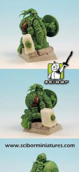 Dwarf Lord greenstuff sculpture by Scibor