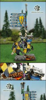 Damned Standard Bearer (Knight of Bretonnia) by BFM Studio