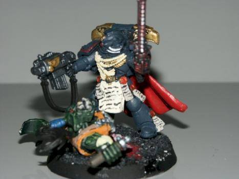 Warhammer 40k Crimson Fists Commander by LankyOgreBaggyPants