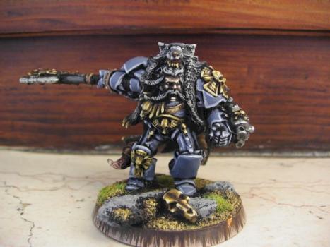 Warhammer Well Painted Space Wolf Logan Grimnar by AM Studio