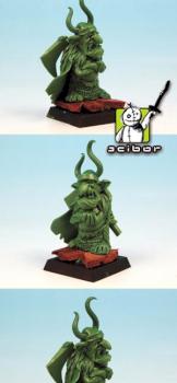 28mm Goblin greenstuff sculpture by Scibor