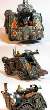 Armored Ork Warbuggy by Huga