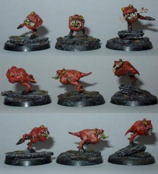 3 Squig's Green stuff job by Drybrushlord