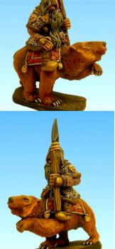 Dwarf on a bear by bargle