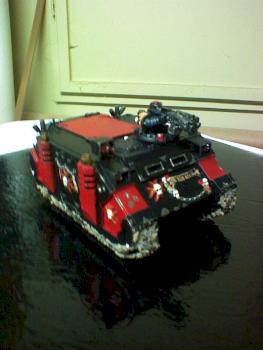 Black Templars Command Squad Rhino by sanctum grail