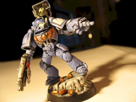 Space Marine Sergeant by DarkLostSoul