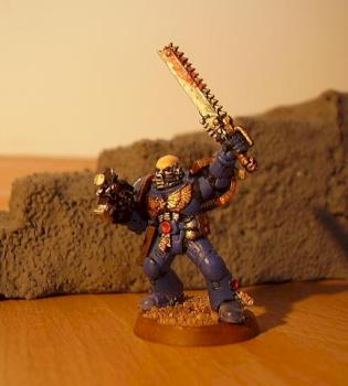 Ultramarines Sergeant by Kronoz