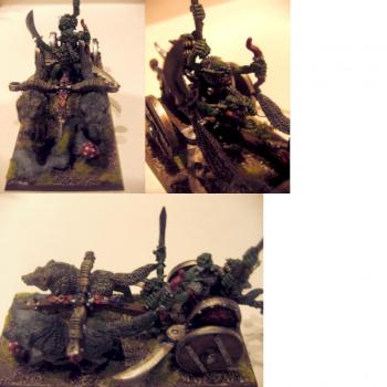 Goblin Wolf Chariot by Jorne