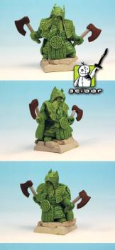 Dwarf Lord greenstuff sculpture by Scibor
