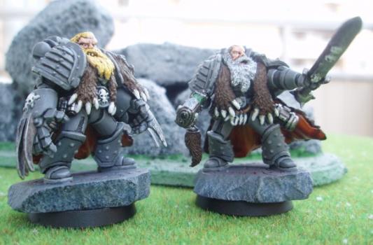 Wolflord och Rune Priest by nolofinweFinwesson