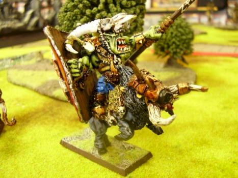 Orc Warboss on Rampant Boar by Aquilifer66