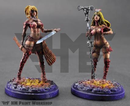 Kingdom Death - Satan Twins by hmpaintworkshop