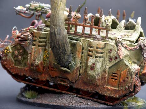 Nurgle Death Guard Rhino by Immersive_World_Crafter