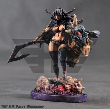 Kingdom Death Pin Up by hmpaintworkshop