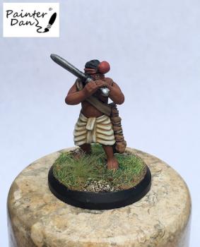 Ancient Indian Swordsman by painterdan97