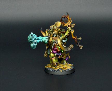 Death Guard Plaguecaster by Krrangh