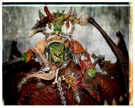 Ironjawz Gordrakk fist of Gork on Maw Krusha by KromeHawk