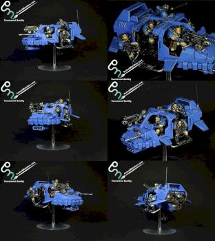 Space Marine Land Speeder Storm by perfectminiaturecom