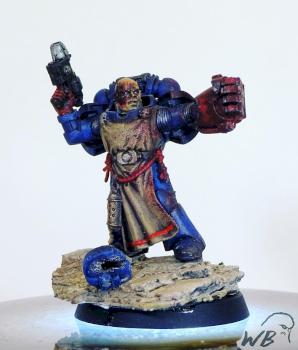 Crimson Fists Sergeant by WarBudgies